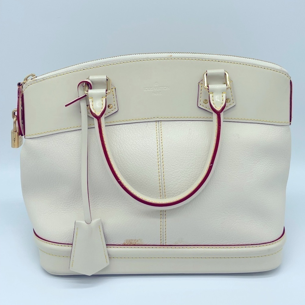 Louis Vuitton Suhali Lockit Leather Top Handle Bag w/ Lock and Key 305
